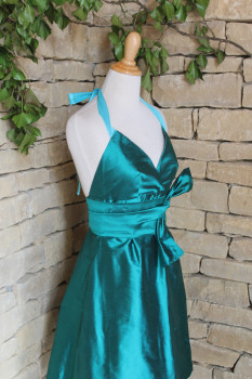 Robe évasée émeraude T38
