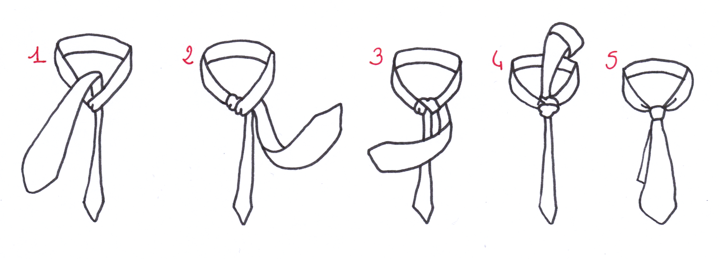 comment faire 1 noeud de cravate