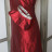Robe Paloma T36 + trousse bicolore assortie bordeaux 060